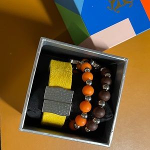 Rustic Cuff 3 bracelet set